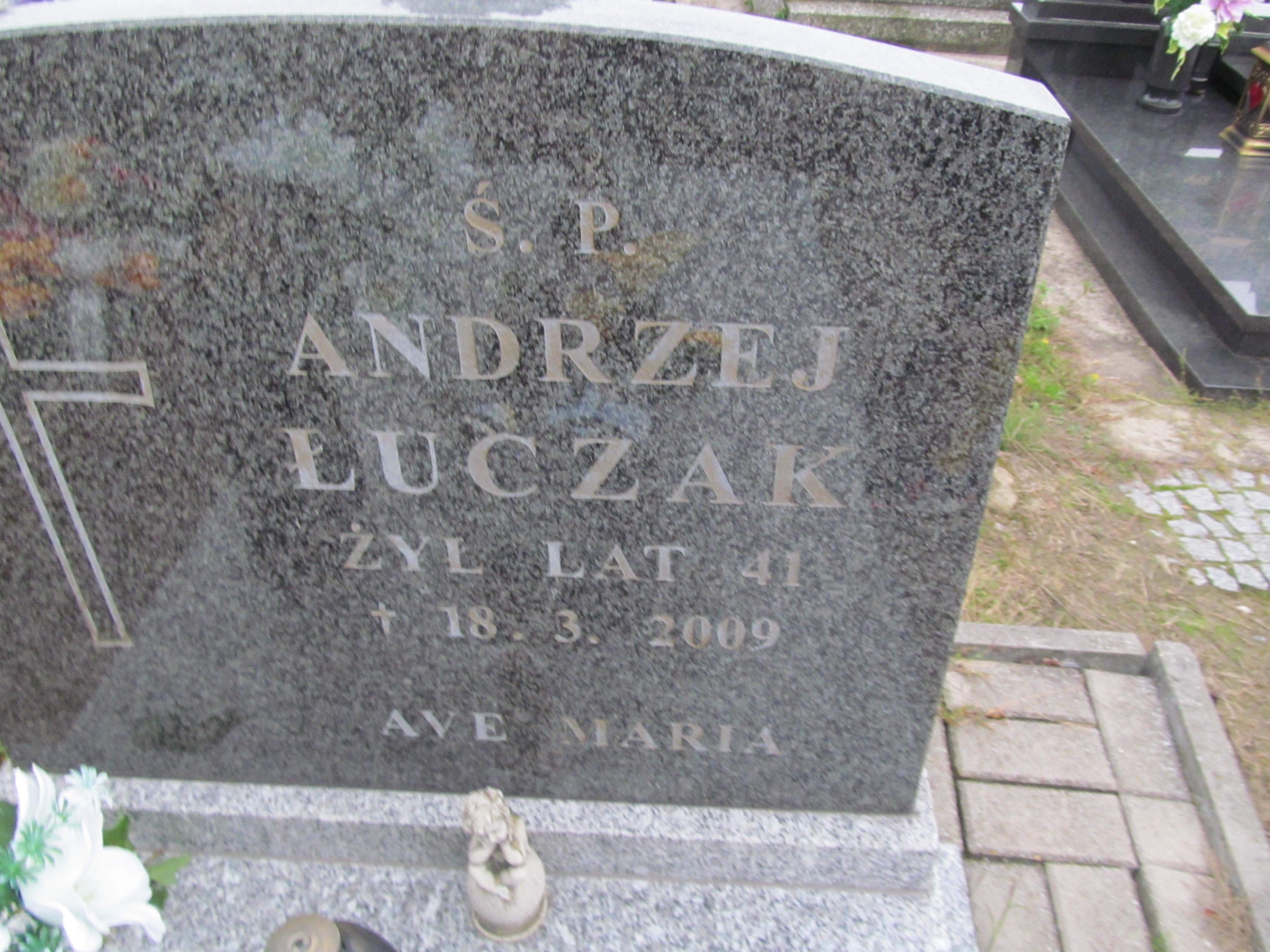 Andrzej Łuczak 1968 Lututów - Grobonet - Wyszukiwarka osób pochowanych