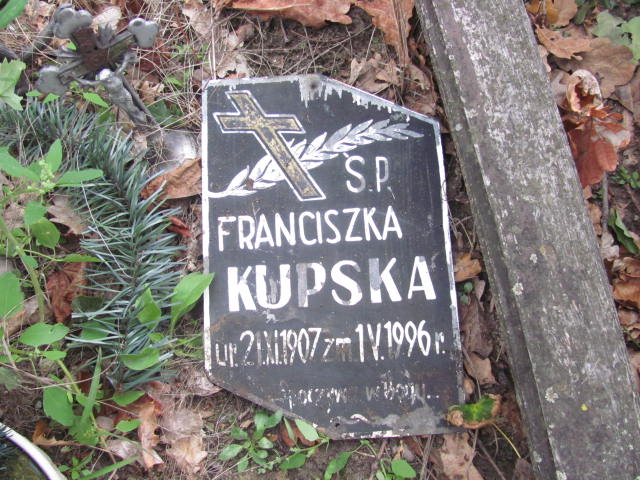 Franciszka Kupska 1907 Lututów - Grobonet - Wyszukiwarka osób pochowanych