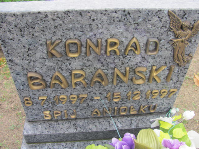 Konrad Barański 1997 Lututów - Grobonet - Wyszukiwarka osób pochowanych