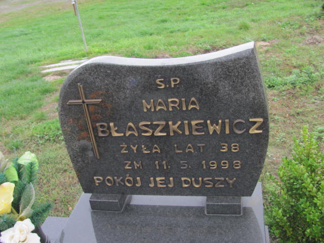 Maria Błaszkiewicz 1960 Lututów - Grobonet - Wyszukiwarka osób pochowanych